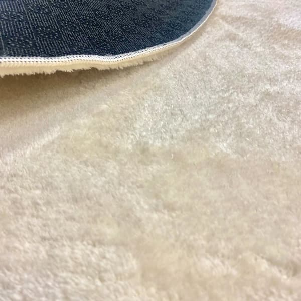 Tvättbar Mjuk Ryamatta Cloudy Ljusbeige