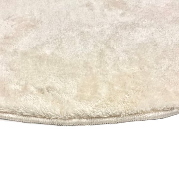 Tvättbar Mjuk Ryamatta Cloudy Ljusbeige