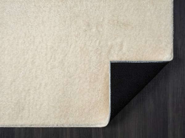 Tvättbar Mjuk Ryamatta Cloudy Ljusbeige