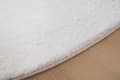 Miniatyrbild 4 av 11: Rund Fluffy Offwhite
