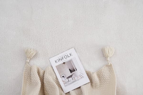 Rund Fluffy Offwhite