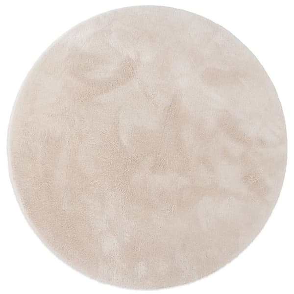 Tvättbar Mjuk Ryamatta Fluffy Beige