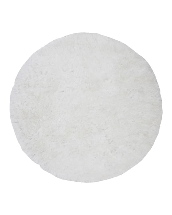 Ryamatta Valby Vit Vit Rund 200 cm