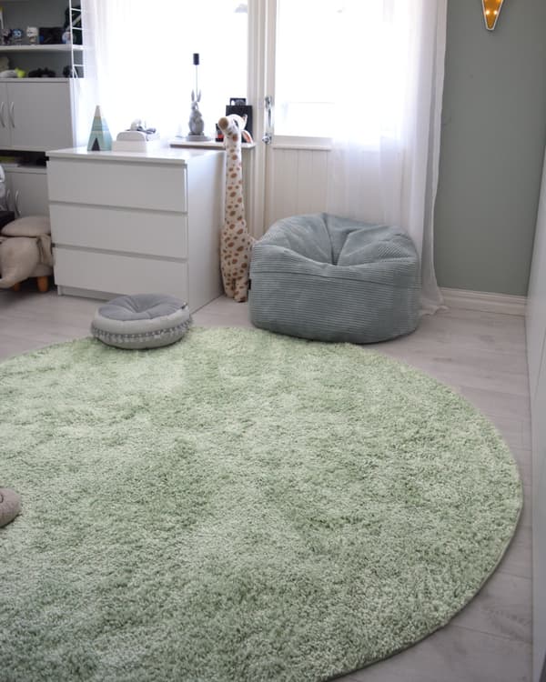 Rund Lazy Grön