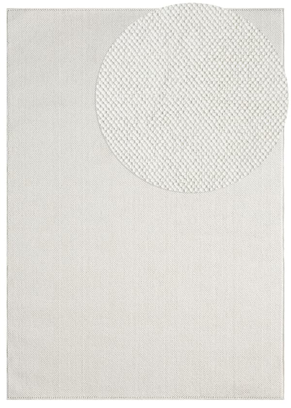 Ullmatta-look Nordic Offwhite