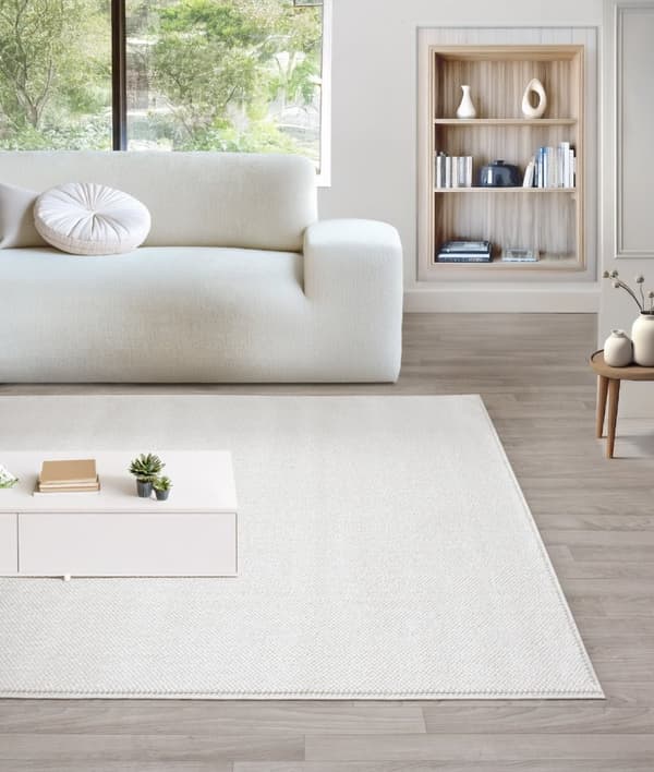 Ullmatta-look Nordic Offwhite