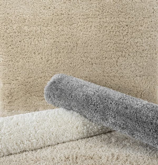 Mjuk Ryamatta Furry Offwhite