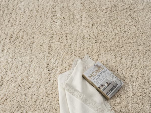 Mjuk Ryamatta Furry Beige