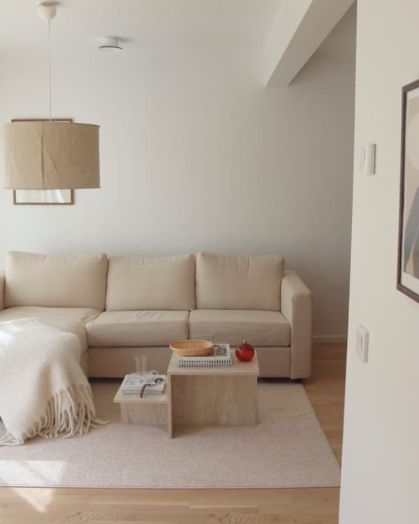 Ullmatta-look Nordic Beige