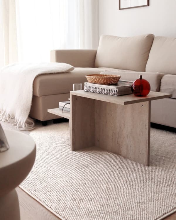 Ullmatta-look Nordic Beige