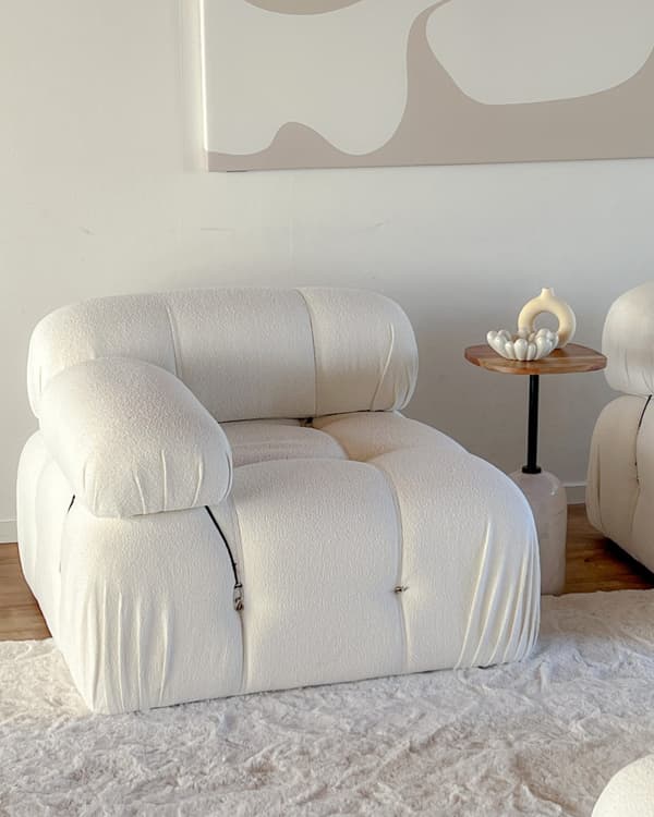 Pälsmatta Rabbit Lux Offwhite