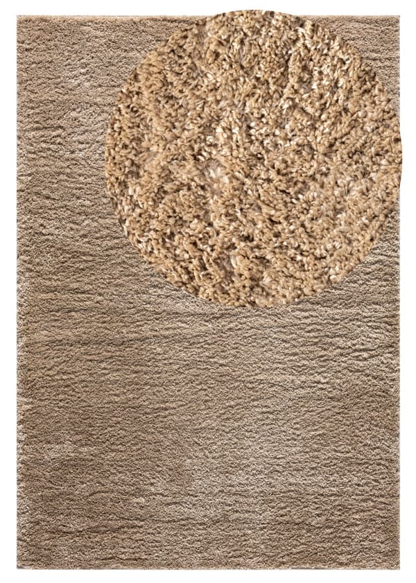 Mjuk Ryamatta Softy Mörkbeige
