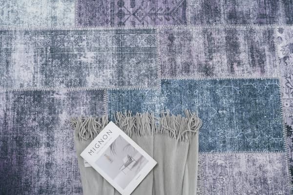 Patchwork Matta Vero Rosso Grå