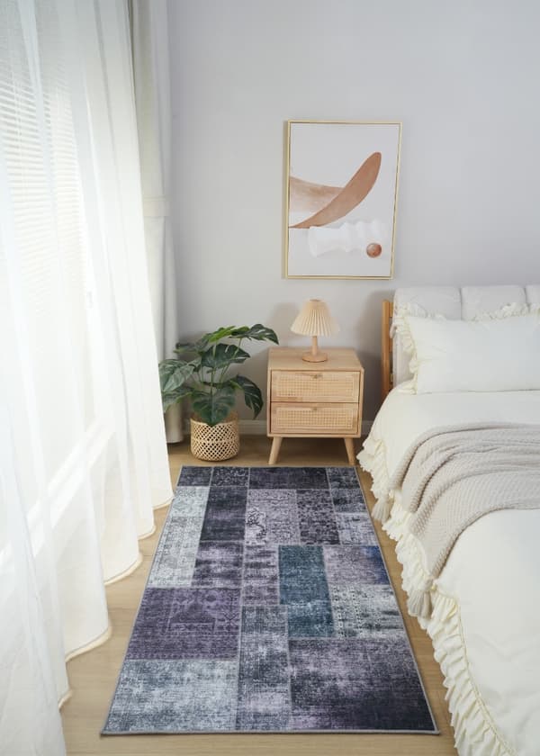 Patchwork Matta Vero Rosso Grå