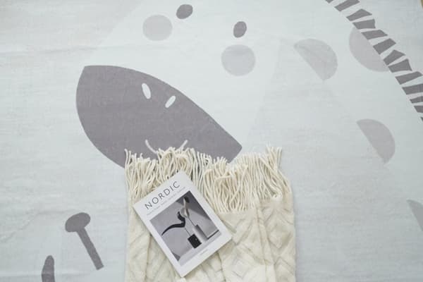 Barnmatta Zappy Giraffe Kräm