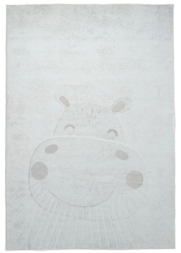 Barnmatta Zappy Hippo Kräm Kräm 140x200 cm