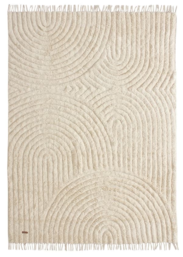 Bomullsmatta Wilma Bene Beige Beige 160x230 cm