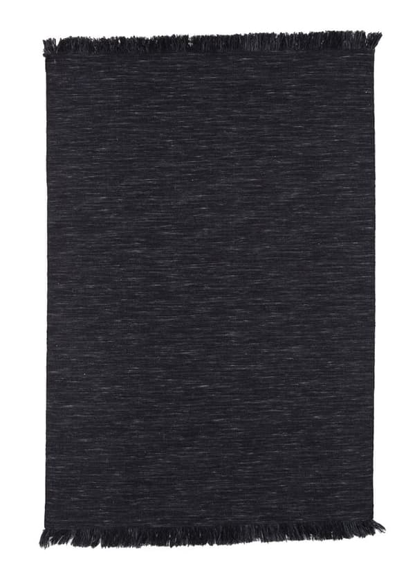 Ullmatta Mosso Svart Svart 160x230 cm