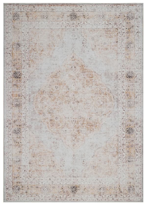 Tvättbar Wiltonmatta Noel Heart Beige