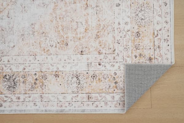 Tvättbar Wiltonmatta Noel Heart Beige