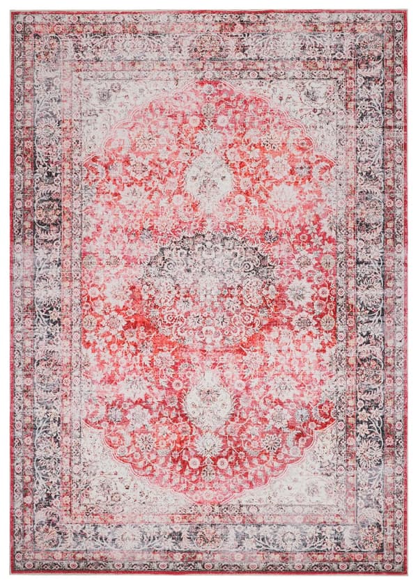 Tvättbar Wiltonmatta Noel Flame Röd Röd 160x230 cm