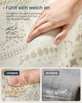 Miniatyrbillede 3 af 8: Boho Rug 160 x 230 cm Fluffy Sand Beige