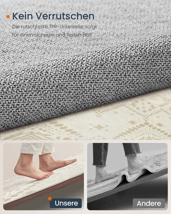 Boho Rug 160 x 230 cm Fluffy Sand Beige