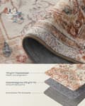 Pikkukuva 3 / 8: Vintage -matto 160 x 230 cm fluffy cappuccino beige