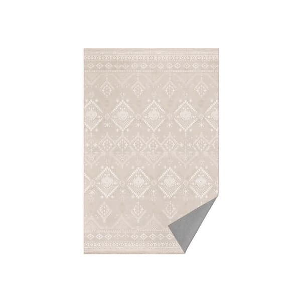 Boho Rug 200 x 290 cm fluffy cappuccino beige