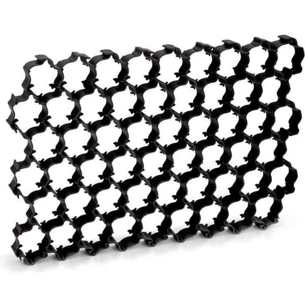 Rasengitterplatten Svart 1,1 m² Ny Paddockplatten Lawn Grille Rasensteine