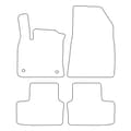 Pikkukuva 2 / 9: Velour-matot Renault Captur II 2019- - siniset reunukset