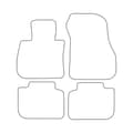 Miniatyrbild 2 av 7: Set med velourmattor som passar BMW 2-serie F45 Active Tourer 2014-2022 - svarta detaljer