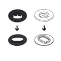 Pikkukuva 9 / 9: Velour-lattiamatot Ford Mondeo IV 2007-2011 - mustat reunukset