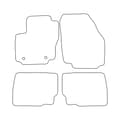 Pikkukuva 2 / 9: Velour-lattiamatot Ford Mondeo IV 2007-2011 - mustat reunukset