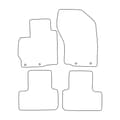 Pikkukuva 2 / 9: Velour-matot Citroen C4 Aircross 2012-2017 - punaiset reunukset