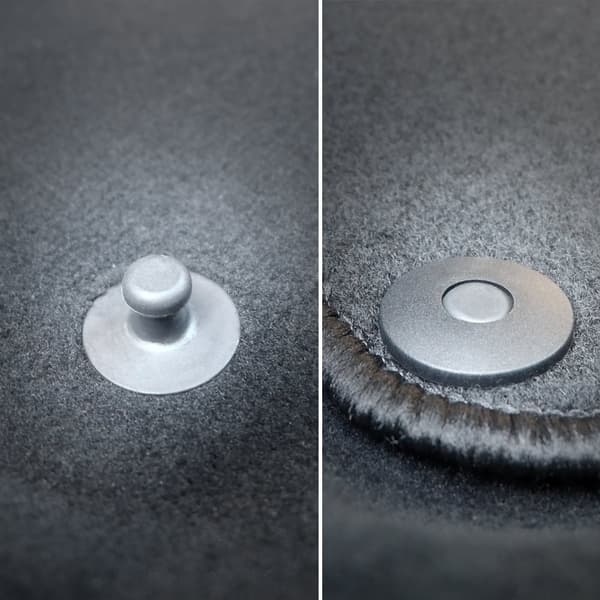 Sæt med velourmåtter til Lexus IS II 220-250 2005-2013 - røde detaljer