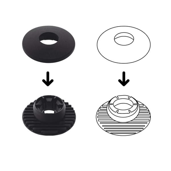 Set med golvmattor i velour som passar Mazda Premacy II 2005-2010 5-sits - röda detaljer
