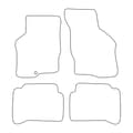Pikkukuva 2 / 9: Velour-matot Mitsubishi Galant VIII 1996-2006 - mustat reunukset