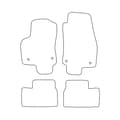 Miniatyrbild 2 av 9: Komplett set med velourmattor för Opel Astra H 2004-2009 - svarta detaljer