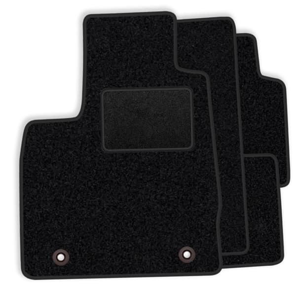 Velour-matot Seat Toledo III 2004-2012 - mustat reunukset
