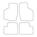 Miniatyrbild 2 av 7: Set med velourmattor som passar Suzuki Ignis 2003-2011 - svarta detaljer