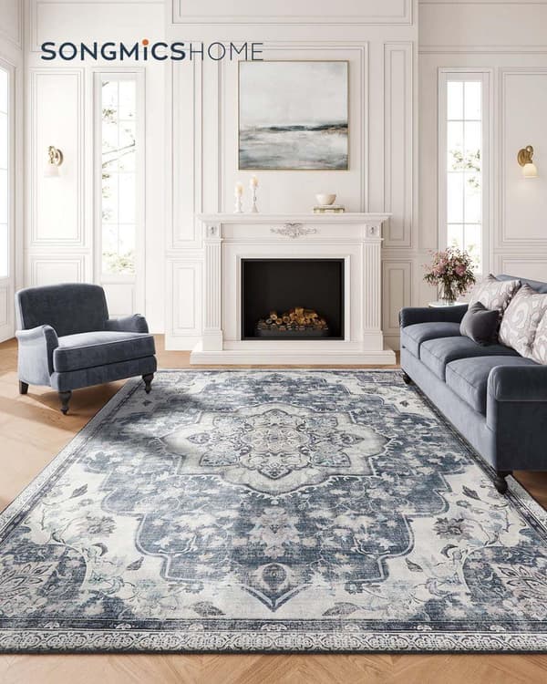 Matto, SONGMICS KOTI Vintage TAR033L01, 160x230 cm, kyyhkynharmaa