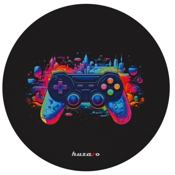 Musmatta Gaming Huzaro HZ-FLOORMAT 7.0 Svart Gummi