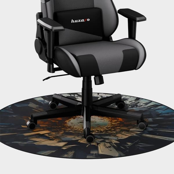 Musmatta Gaming Huzaro HZ-FLOORMAT 5.0 Svart Gummi