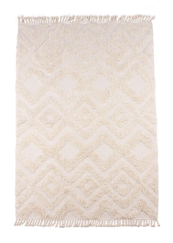 Rio Vit Bomullsmatta Vit 250x350 cm