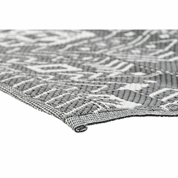 Tæppe DKD Home Decor Hvid Sort Etnisk (2 enheder) (120 x 180 cm)
