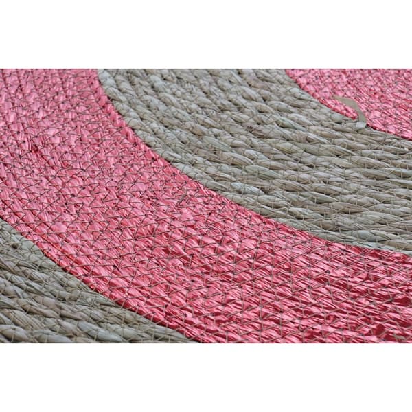 Matta DKD Home Decor Fibrer Sjögräs (90 x 90 x 2 cm) (3 antal)