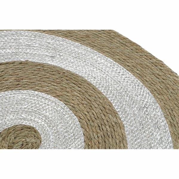 Matta DKD Home Decor Fibrer Sjögräs (90 x 90 x 2 cm) (3 antal)