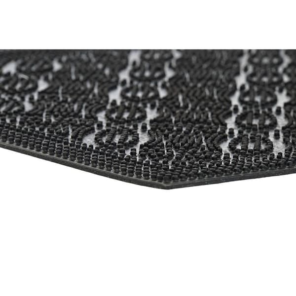 Dørmatte DKD Home Decor Svart Gummi 2 enheter (60 x 40 x 0,3 cm)