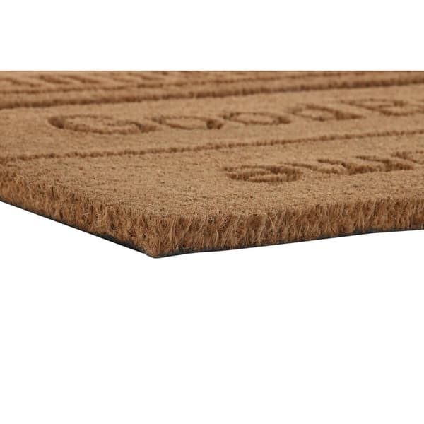 Dørmatte DKD Home Decor Brun Gummi Kokosnøtt (75 x 45 x 2,3 cm) (2 enheter)